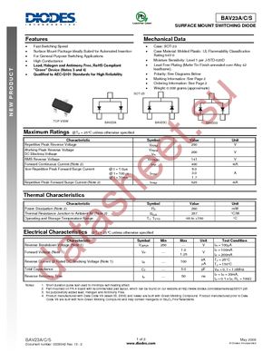 BAV23S-7-F datasheet  